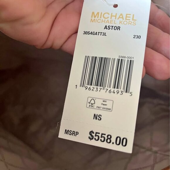 Michael Kors Astor Large Studded Tote Bag - Picture 3 of 3